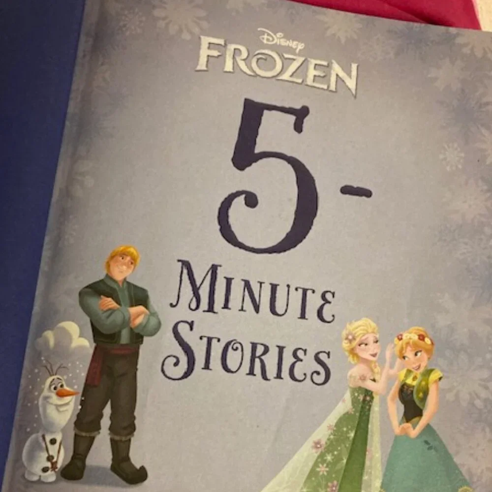 FROZEN LOT DISNEY 5 MINUTE FROZEN STORIES ANNA ELSA OLAF FLASH LOTION KEY NEWTAG